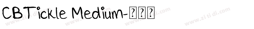 CBTickle Medium字体转换